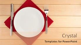  Presentation with utensils - Presentation theme consisting of kitchen utensils at cloth napkin on wooden background background and a lemonade colored foreground