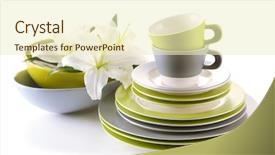  Presentation with empty - Theme with woman driving in cabriolet car background and a gray colored foreground