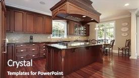  Presentation with flooring - Beautiful presentation featuring kitchen with cherry wood flooring backdrop and a tawny brown colored foreground