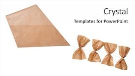  Presentation with kite - Cool new slide set with kite isolated on white backdrop and a white colored foreground