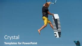  Presentation with waves - Presentation featuring kitesurfing on the waves of the sea in mui ne beach phan thiet binh thuan vietnam kitesurfing kiteboarding action photos kitesurfer in action background and a teal colored foreground