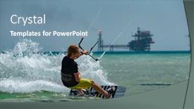  Presentation with waves - Cool new presentation theme with kitesurfing on the waves of the sea in mui ne beach phan thiet binh thuan vietnam kitesurfing kiteboarding action photos kitesurfer in action backdrop and a seafoam green colored foreground