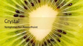  Presentation with kiwi - Amazing PPT layouts having kiwi closeup backdrop and a yellow colored foreground