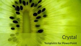 Presentation with kiwi fruit - Amazing presentation theme having kiwi fruit gold 2 backdrop and a gold colored foreground