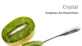  Presentation with kiwi - Beautiful PPT layouts featuring kiwi-isolated-on-the-white backdrop and a white colored foreground