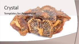  Presentation with kiwi fruit - Colorful presentation theme enhanced with kiwis - heap of dried kiwi fruit backdrop and a lemonade colored foreground