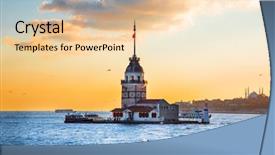  Presentation with istanbul bosphorus bridge turkey - Cool new theme with kiza - maiden's tower - istanbul turkey backdrop and a lemonade colored foreground