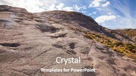  Presentation with boulder - Beautiful slide deck featuring kjerag or kiragg plateau backdrop and a  colored foreground