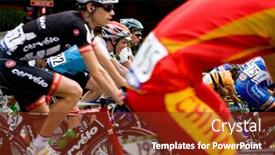  Presentation with february - Colorful presentation enhanced with kl-malaysia-15-february-cyclists backdrop and a tawny brown colored foreground