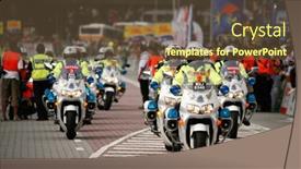  Presentation with peloton - Audience pleasing presentation consisting of kl-malaysia-15-february-police backdrop and a tawny brown colored foreground