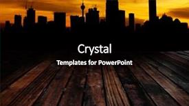  Presentation with kuala lumpur - Theme having kl tower - wood textured backgrounds background and a black colored foreground