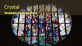  Presentation with pentecost - PPT layouts having kleinostheim-germany-june-08-pentecost background and a tawny brown colored foreground