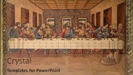  Presentation with disciples - Colorful theme enhanced with klenovnik-croatia-october-08 backdrop and a coral colored foreground