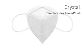  Presentation with kn95 - PPT theme enhanced with kn95-or-n95-protective-face background and a white colored foreground
