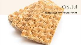  Presentation with seeds - Colorful PPT theme enhanced with knackebrot-wholegrain-crispbread-with-sesame backdrop and a blonde colored foreground