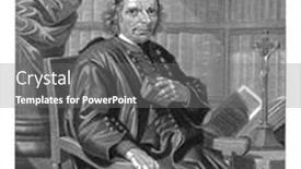  Presentation with pastor - Audience pleasing PPT theme consisting of knee-piece-by-justus-modersohn backdrop and a gray colored foreground