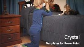  Presentation with prayers - PPT layouts with kneeling at bedside saying pray background and a dark gray colored foreground