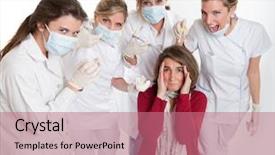  Presentation with brighter group - Presentation theme having knees surrounded by an aggressive background and a coral colored foreground