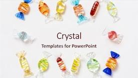  Presentation with candy - Cool new PPT theme with knick - glass candy frame diagonal backdrop and a lemonade colored foreground