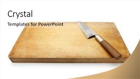  Presentation with japanese - Slide deck consisting of knife and cutting board used background and a white colored foreground