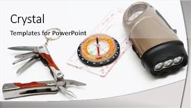  Presentation with compass - Theme featuring smugglers - beautiful navagio beach shipwreck beach background and a teal colored foreground