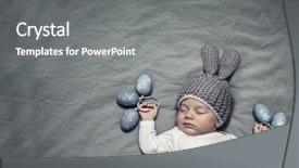 Presentation with christian easter - Slides having christian cute - portrait of an adorable newborn background and a gray colored foreground