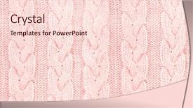  Presentation with dark blue fabric texture dark - Colorful presentation enhanced with knitted fabric texture backdrop and a lemonade colored foreground