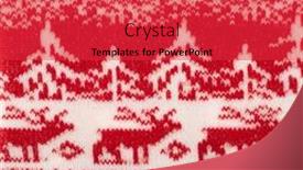  Presentation with fabric - Theme enhanced with knitted-fabric-with-scandinavian-style background and a  colored foreground