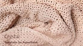  Presentation with linen - Slides with knitted-linen-canvas-background-template background and a  colored foreground