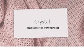  Presentation with linen - Presentation design having knitted-linen-canvas-background background and a white colored foreground