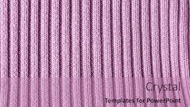  Presentation with wool - Amazing presentation design having knitted-wool-fabric-texture backdrop and a coral colored foreground