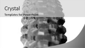  Presentation with mountain bike - PPT theme featuring knobby mountain bike tire close background and a light gray colored foreground