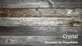 Presentation with barn wood - Slide set featuring knots and nail hole background and a gray colored foreground