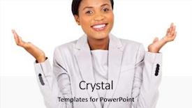  Presentation with african american church - Beautiful theme featuring know employees - portrait of happy african american backdrop and a light gray colored foreground