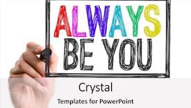  Presentation with marker - Slide set having know individual - hand with marker writing background and a light gray colored foreground