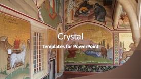  Presentation with vault - Cool new slides with knowing christ - vault of kykkous or kykkou backdrop and a coral colored foreground