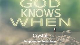  Presentation with stand - Slide deck with knowing jesus - concept of with a person background and a  colored foreground