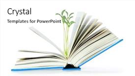  Presentation with knowledge - Audience pleasing presentation consisting of knowledge concept with books backdrop and a white colored foreground