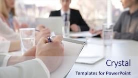  Presentation with egyptian man in make up - Colorful presentation design enhanced with knowledge management system - man making notes in notebook backdrop and a sky blue colored foreground