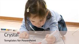  Presentation with knowledge sharing - Beautiful slides featuring knowledge sharing - going to school is your backdrop and a  colored foreground