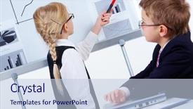  Presentation with knowledge sharing - PPT layouts with knowledge sharing - portrait of pretty girl background and a lemonade colored foreground