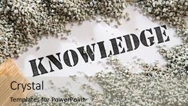  Presentation with treasure - Slides having knowledge -- treasure word series background and a light gray colored foreground