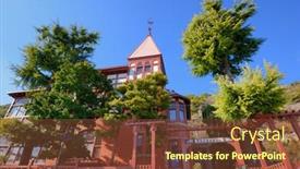  Presentation with trader - Slides having kobe-japan-january-23-weathercock background and a  colored foreground