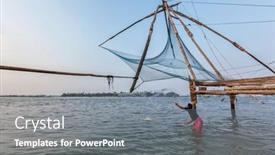  Presentation with kerala - PPT theme having kochi-india-february-25-2013 background and a gray colored foreground