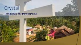  Presentation with population - Amazing theme having koh-chang-thailand-feb-24 backdrop and a lemonade colored foreground