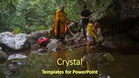  Presentation with christian baptism - Colorful presentation theme enhanced with koh-chang-thailand-mar-9 backdrop and a tawny brown colored foreground