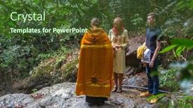  Presentation with christian baptism - Presentation design having koh-chang-thailand-mar-9 background and a tawny brown colored foreground