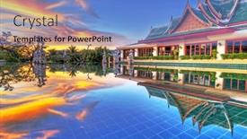  Presentation with rebuild - Slide deck having koh-kho-khao-thailand-nov background and a teal colored foreground