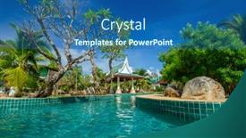  Presentation with rebuild - Beautiful slide set featuring koh-kho-khao-thailand-november backdrop and a ocean colored foreground