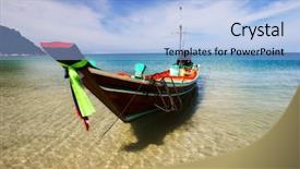  Presentation with traditional kingdom - Cool new slide set with koh phangan island thailand kingdom backdrop and a  colored foreground